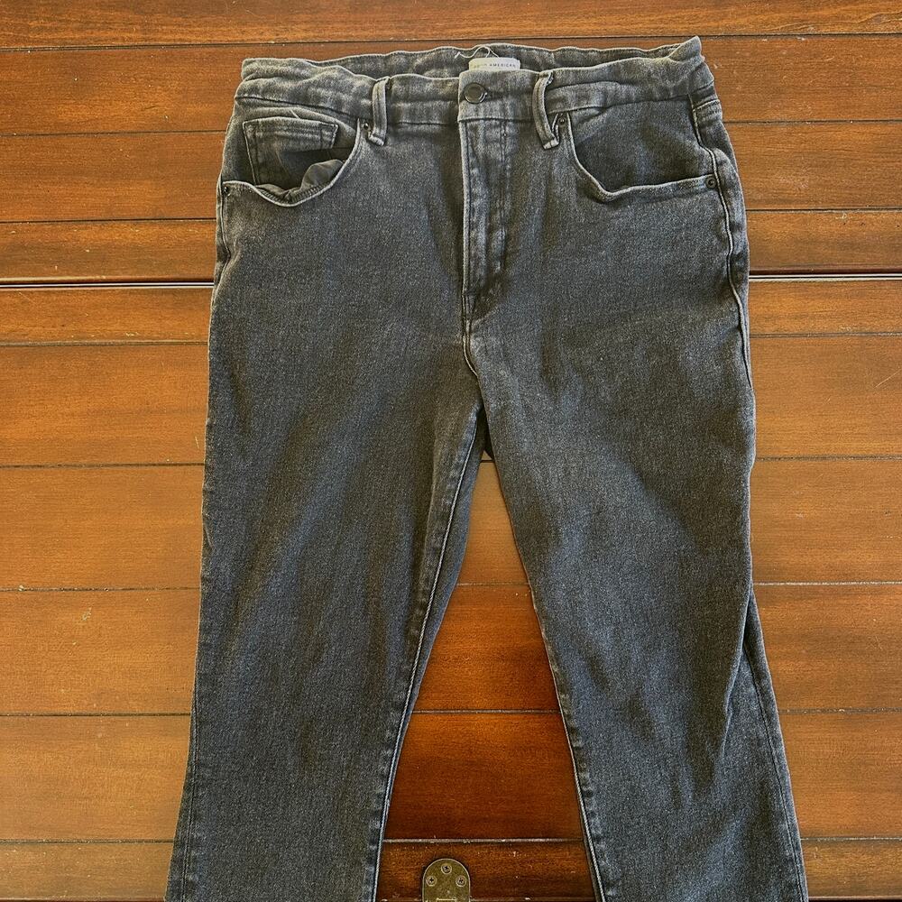 Good American Jeans Good Legs Raw Hem Skinny Organic Denim 12/31
